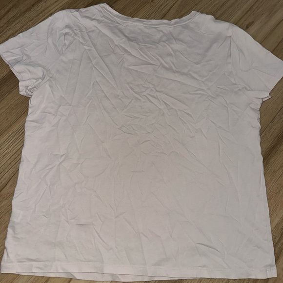 Victoria’s Secret White “Love” Graphic T-Shirt Minimal Script Tee Size M - Picture 7 of 7